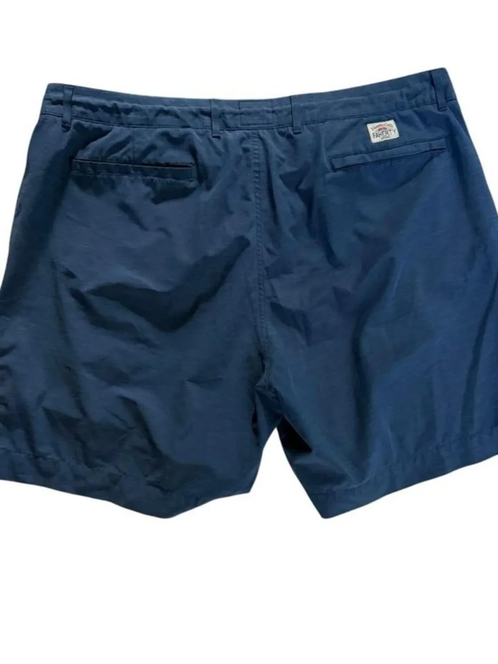 Faherty All Day Shorts Navy Blue, Size 40